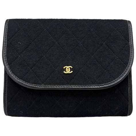 pochette chanel nera vintage|Chanel Pochette Tracolla Vintage Tela Nera .